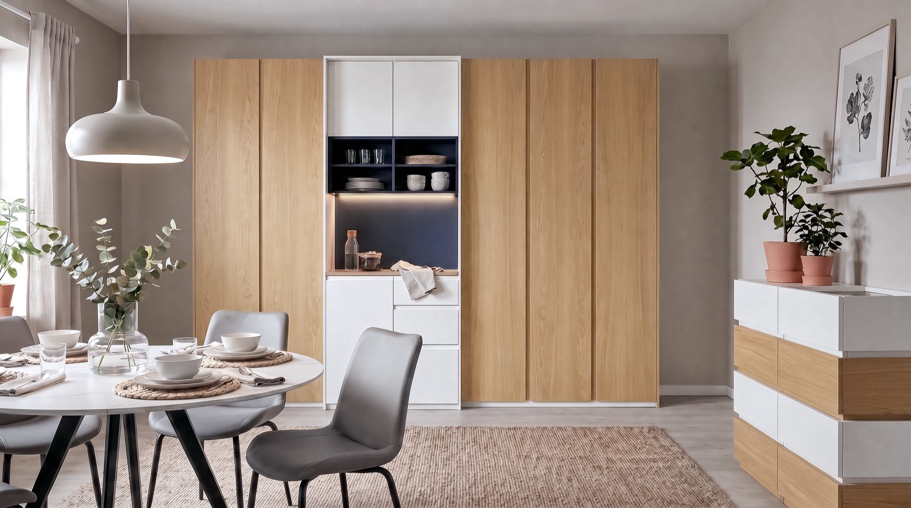 FLYHOME LegoLife dining room design visualisation